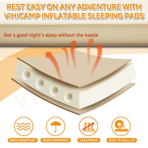 Vihicamp Self-Inflating Sleeping Pad for Camping 
