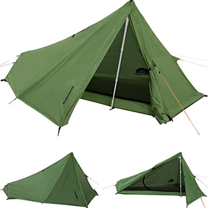 Gret Roll over image to zoom in 1 Person and 2 Person Trekking Pole Tent for Backpacking