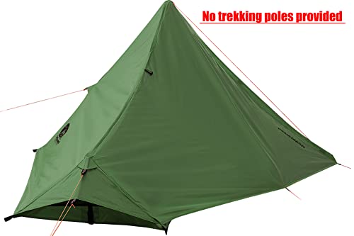 Gret Roll over image to zoom in 1 Person and 2 Person Trekking Pole Tent for Backpacking
