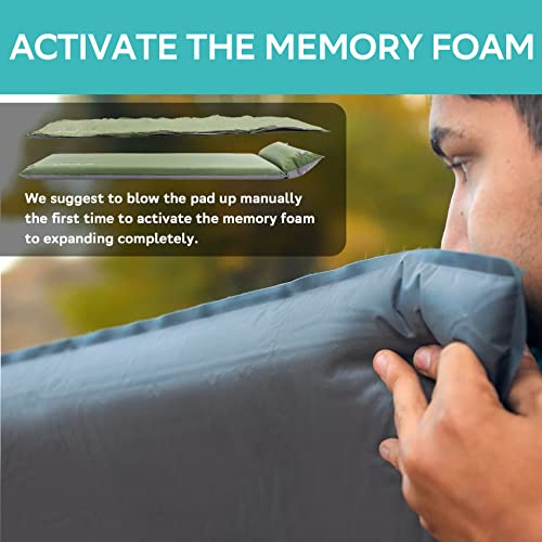 Clostnature Self Inflating Sleeping Pad for Camping