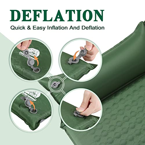 Underwood Aggregator Double Self-Inflating Sleeping Pad for Camping