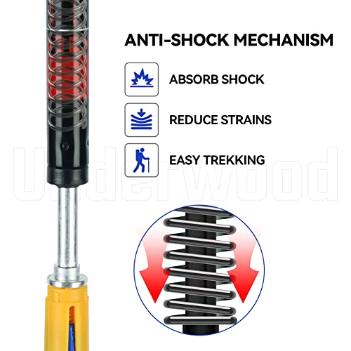 Collapsible Trekking Poles for Hiking 2 Pack 